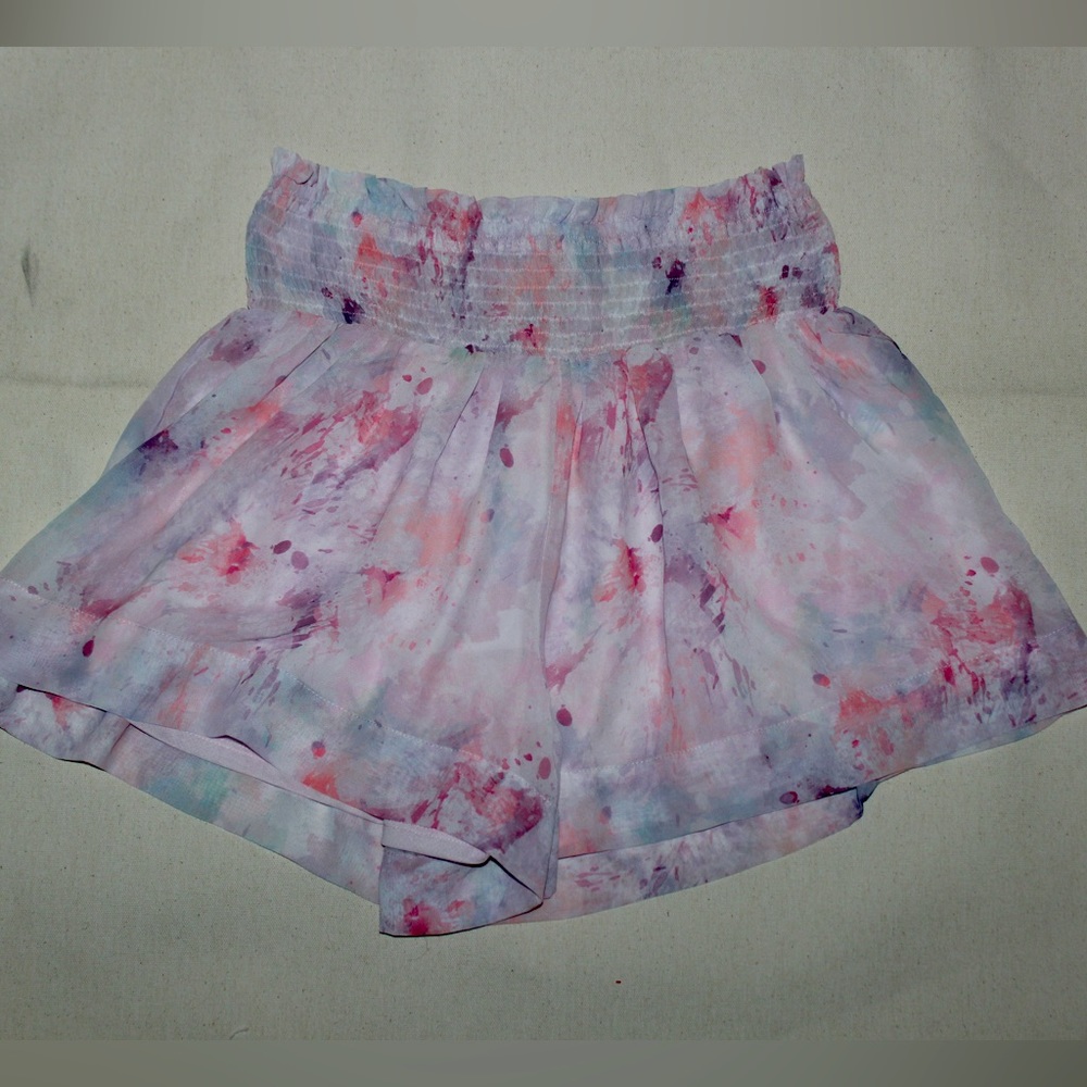 splatter paint shorts
